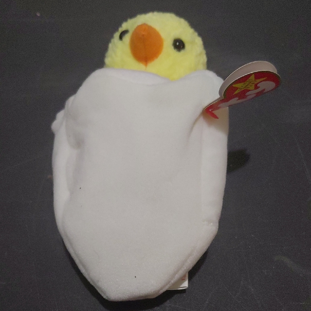 Ty Yellow Chick Plush with White Wrap